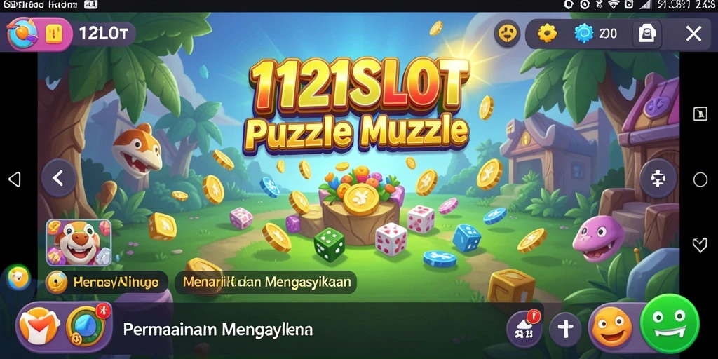 Tampilan gameplay menarik game Puzzle 1121SLOT.