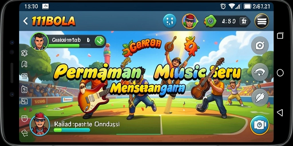Tampilan gameplay 11BOLA yang interaktif dan seru.