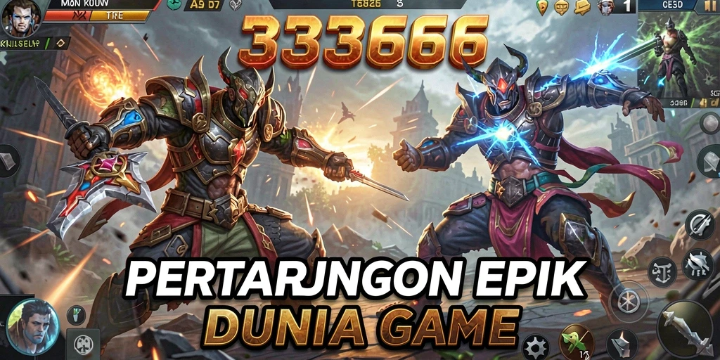 Gameplay menarik dari 333666 dalam pertarungan yang seru.