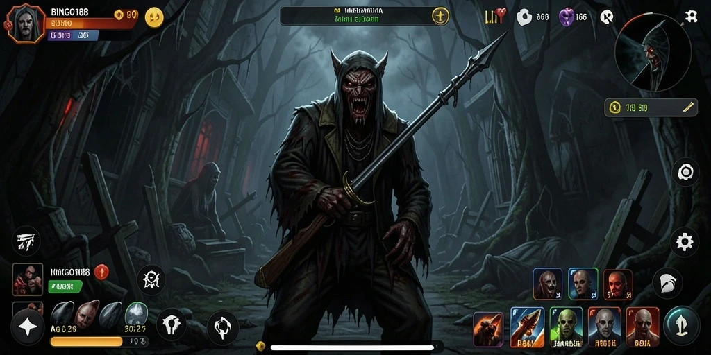 Gameplay menakutkan dengan suasana mencekam dalam BINGO188.