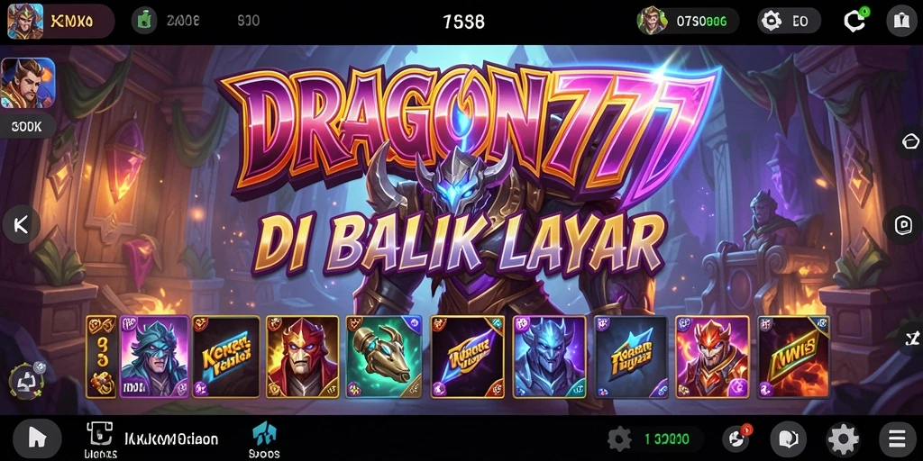 Tangkapan layar gameplay mendebarkan dari DRAGON777 dalam suasana Horror.