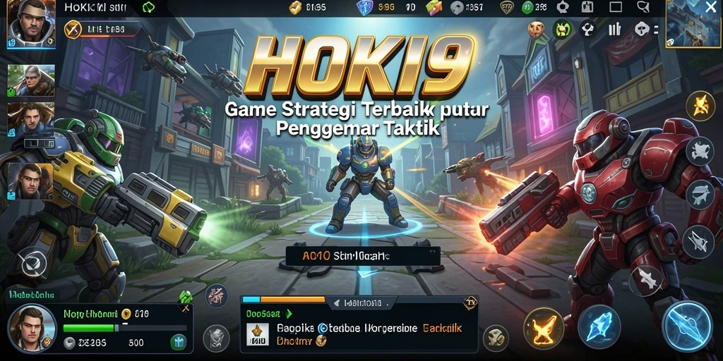 Screenshot gameplay HOKI9 menampilkan pertempuran strategi yang mendebarkan.