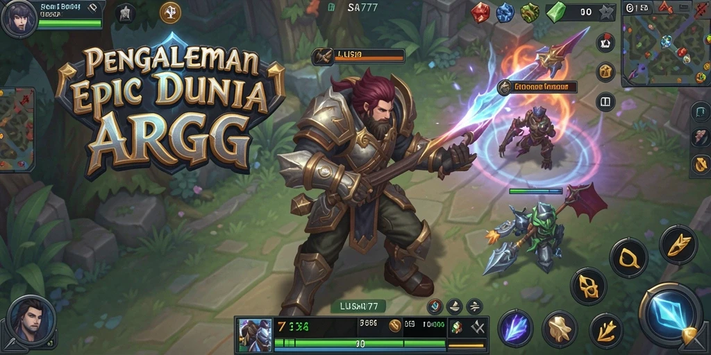Tampilan menakjubkan dari gameplay ARPG di LUSA777.