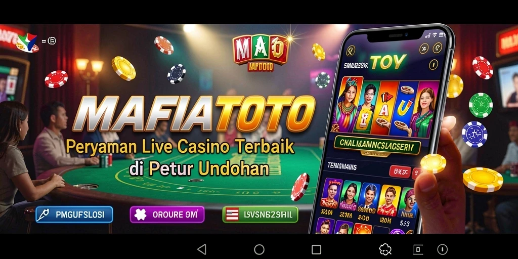 Tampilan gameplay Live Casino MAFIATOTO yang interaktif dan menarik.