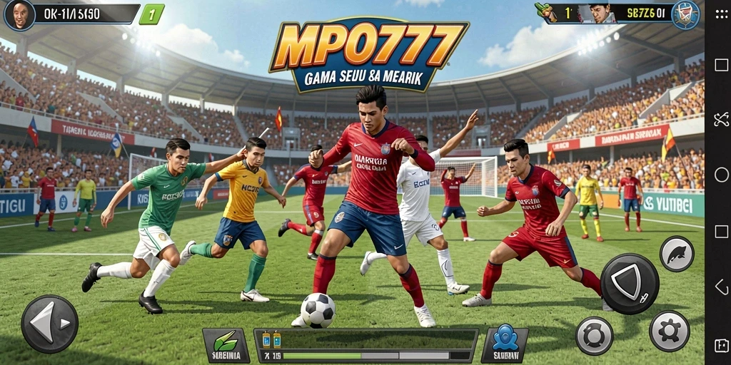 Tampilan gameplay seru MPO777 dalam pertandingan olahraga.
