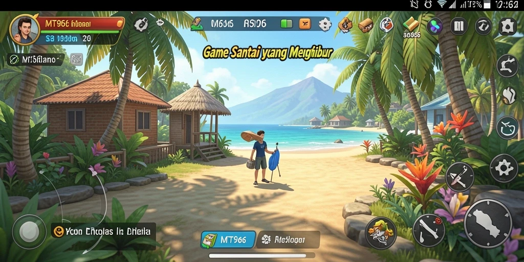 Screenshot gameplay MT966 menampilkan aksi seru dan grafis menarik.